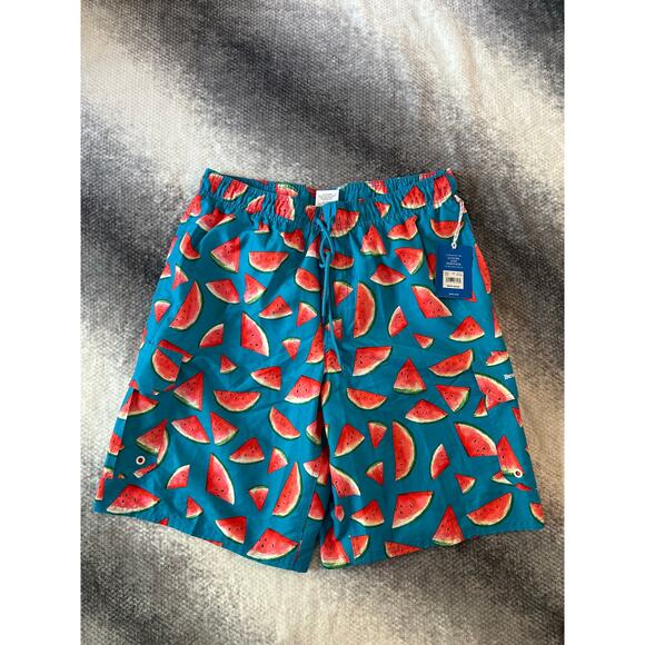 Beverly Hills Polo Club Mens Swim Lined Watermelon Citrus Shorts Size Large - Picture 1 of 10